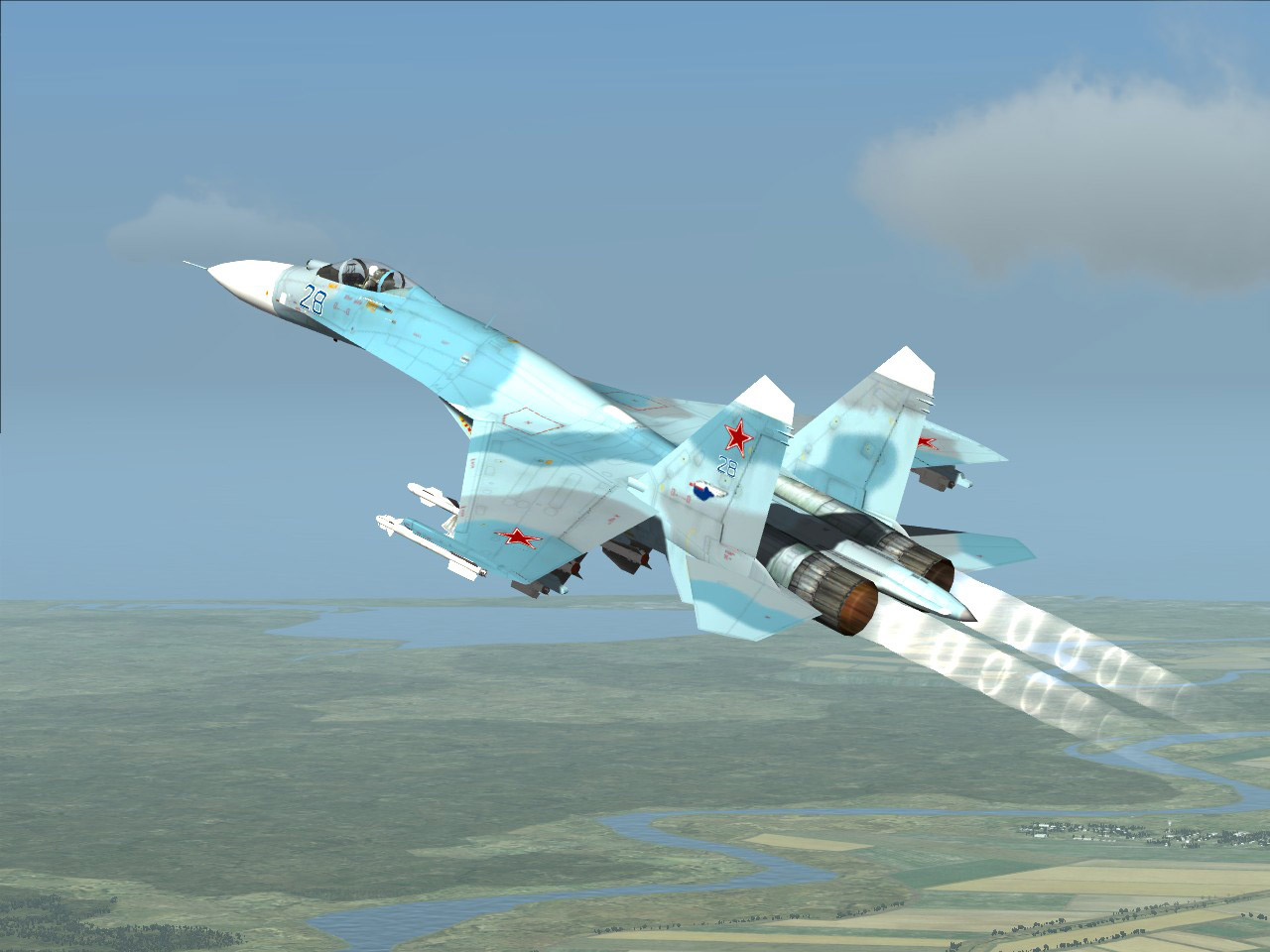Su-27 and Su-33 Flanker