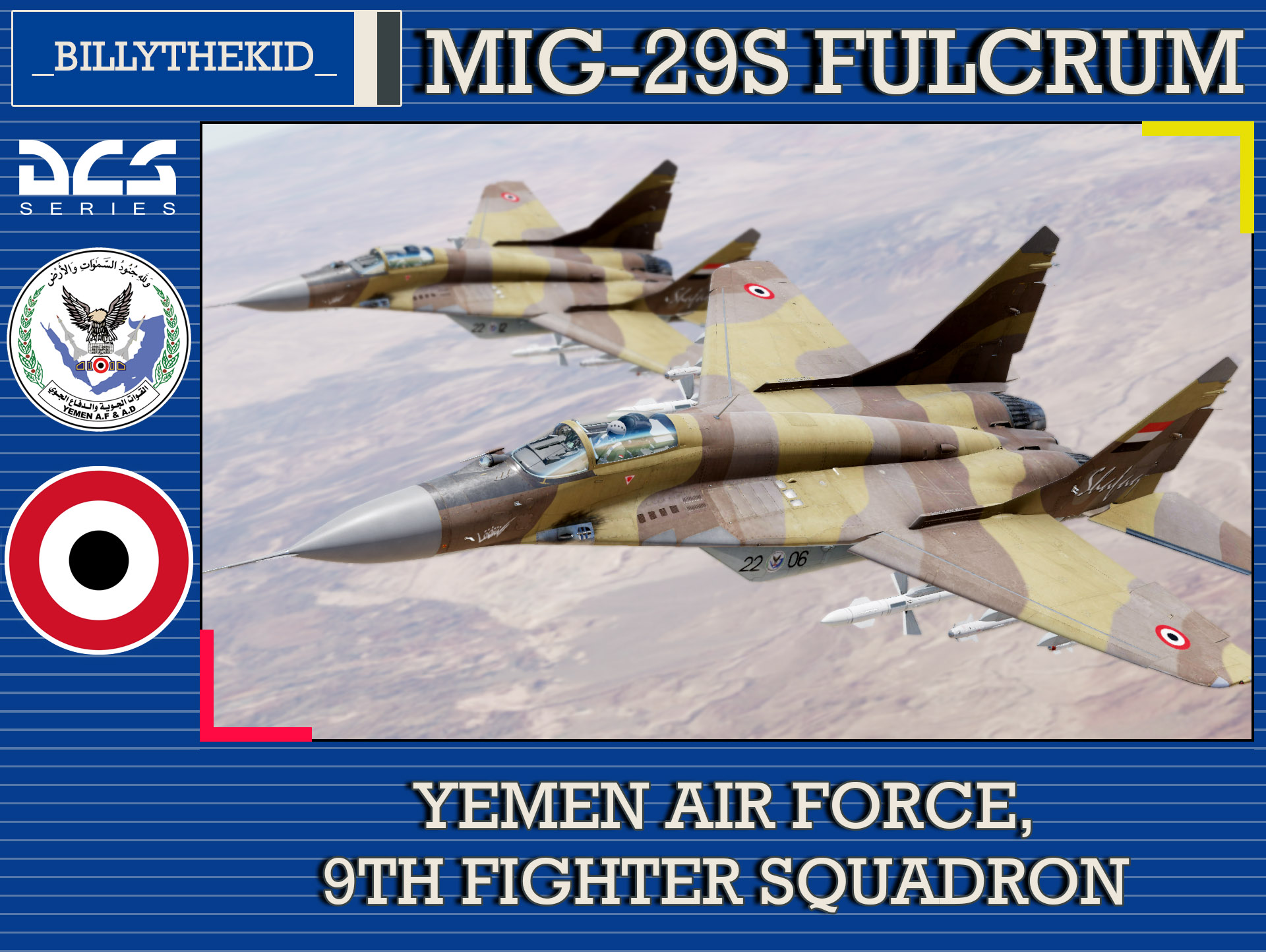 Yemen Air Force - 9th Fighter Squadron MiG-29S Fulcrum