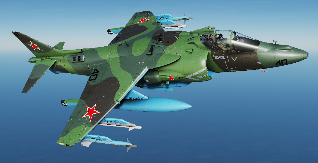 AV-8B Redfor Livery (Soviet or Polish; Fictional)