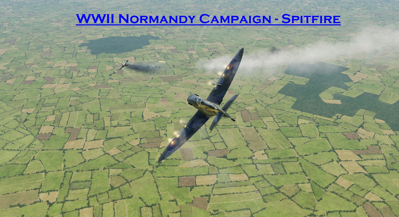 WWII Normandy Spitfire using Mbot Dynamic Campaign Engine
