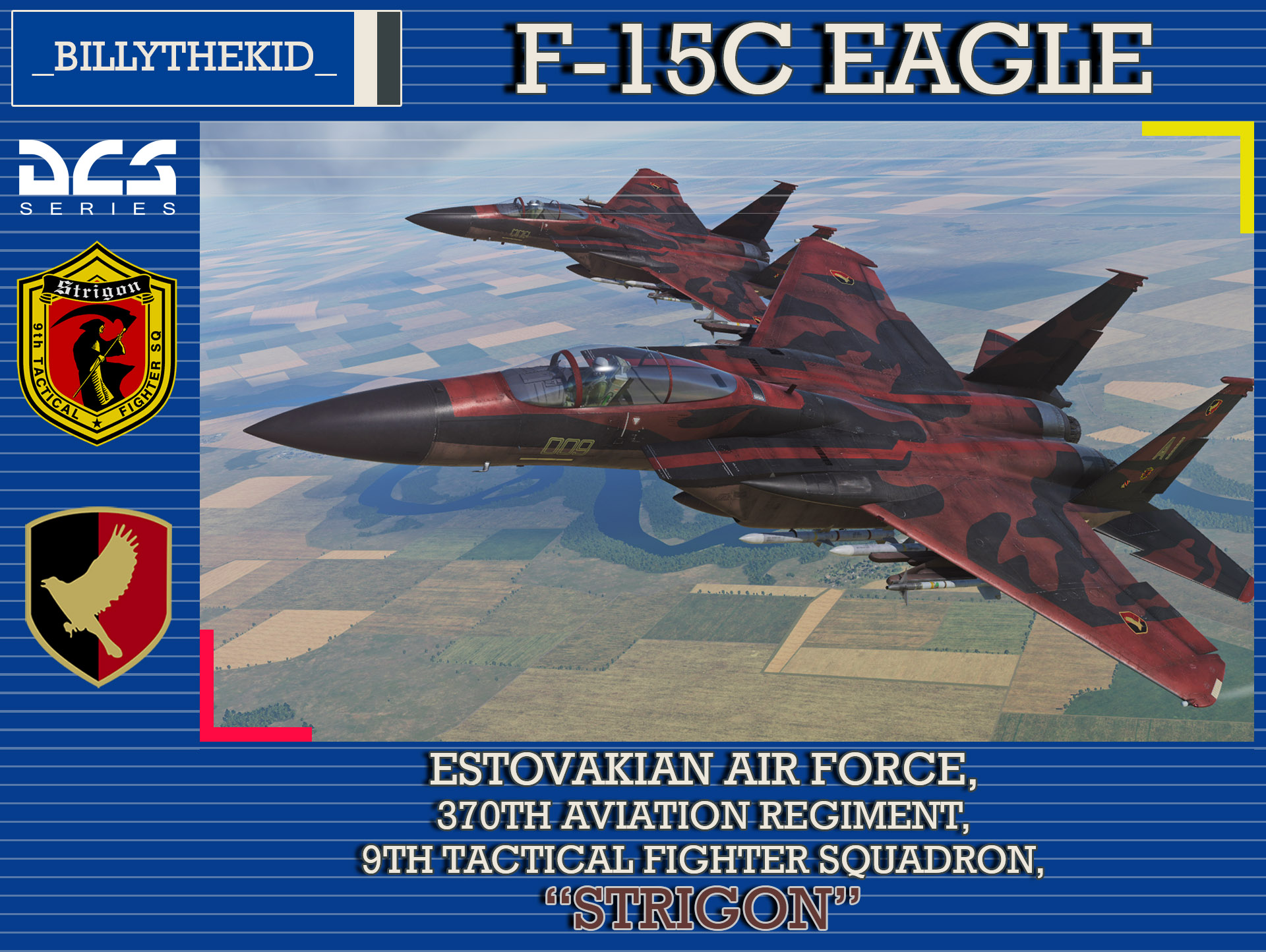 Ace Combat - Estovakian Air Force Strigon Team F-15C Eagle