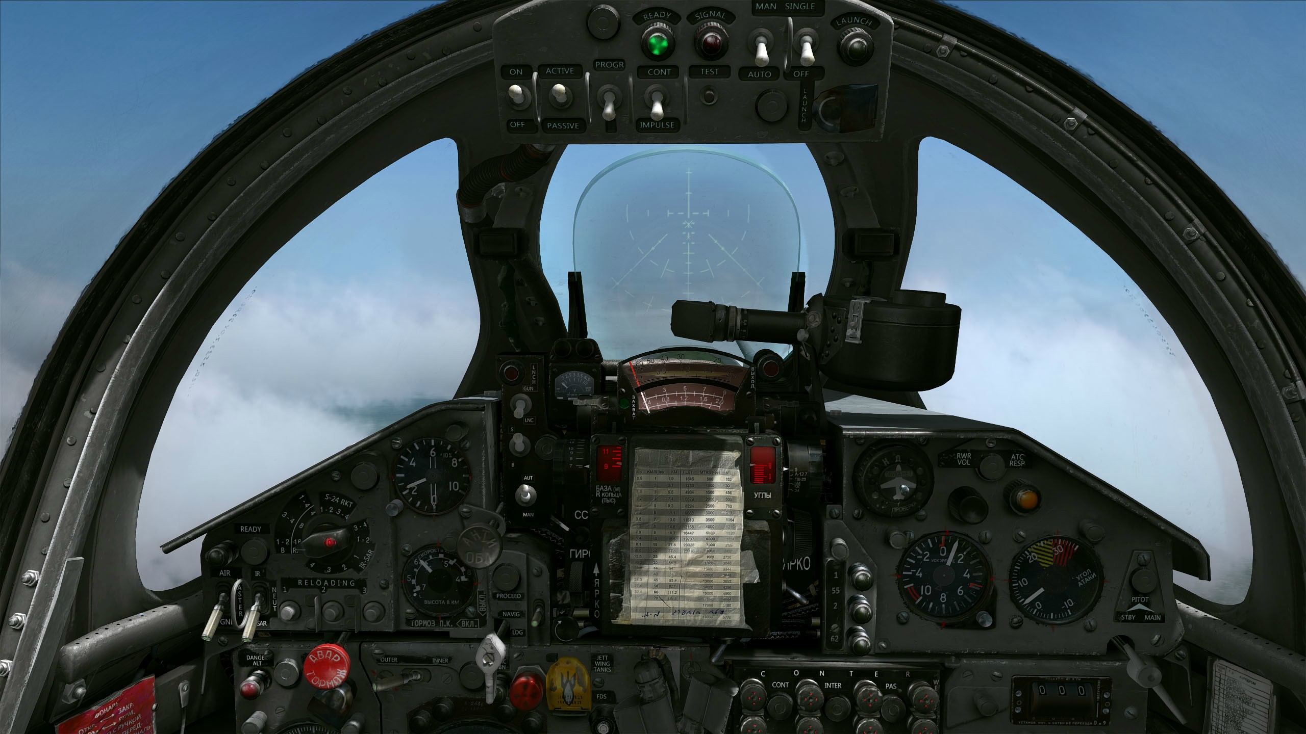 Mig-21 English Gray & Black Cockpit Mods