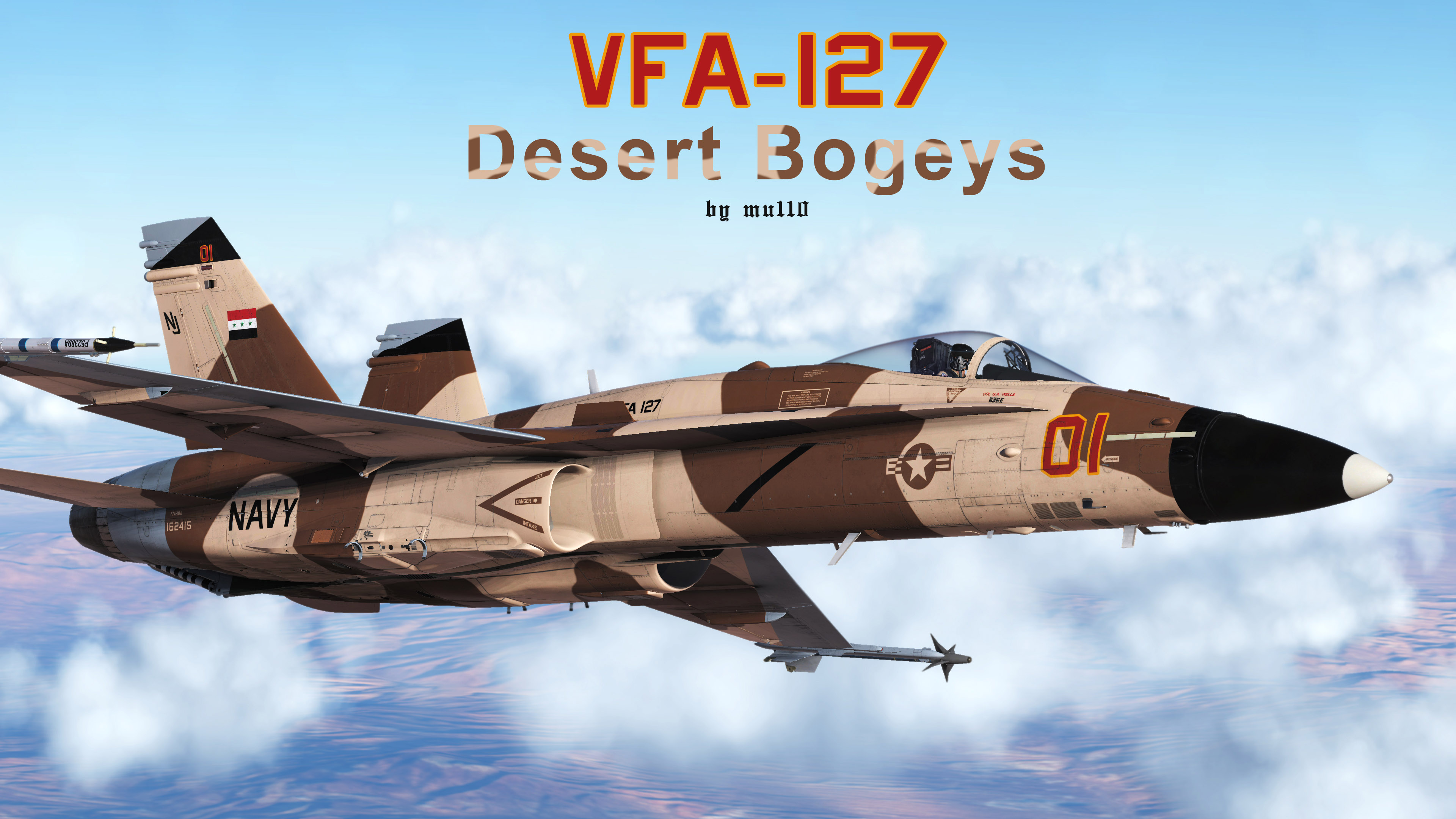 VFA-127 Desert Bogeys Aggressor Liveries for the F/A-18C!