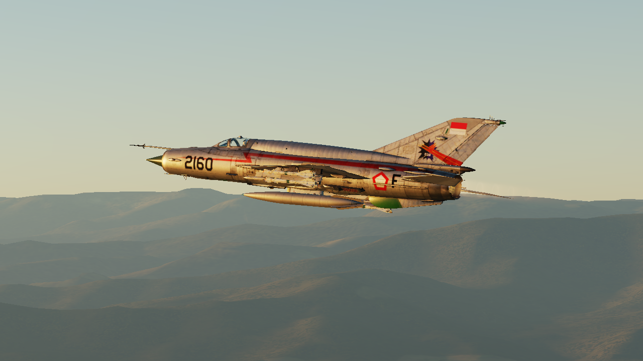 Indonesian Air Force MiG-21 Reg.2160 Livery