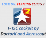 DoctorK's F-15 cockpit with Aeroscout's Orange Lighting v.2.0