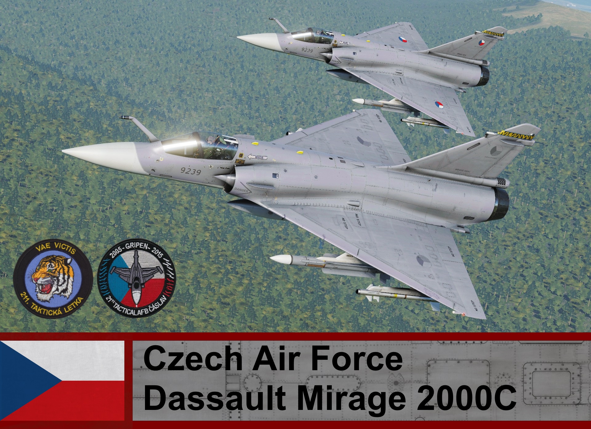 Czech Air Force Mirage-2000C / 211 Squadron (Fictional)