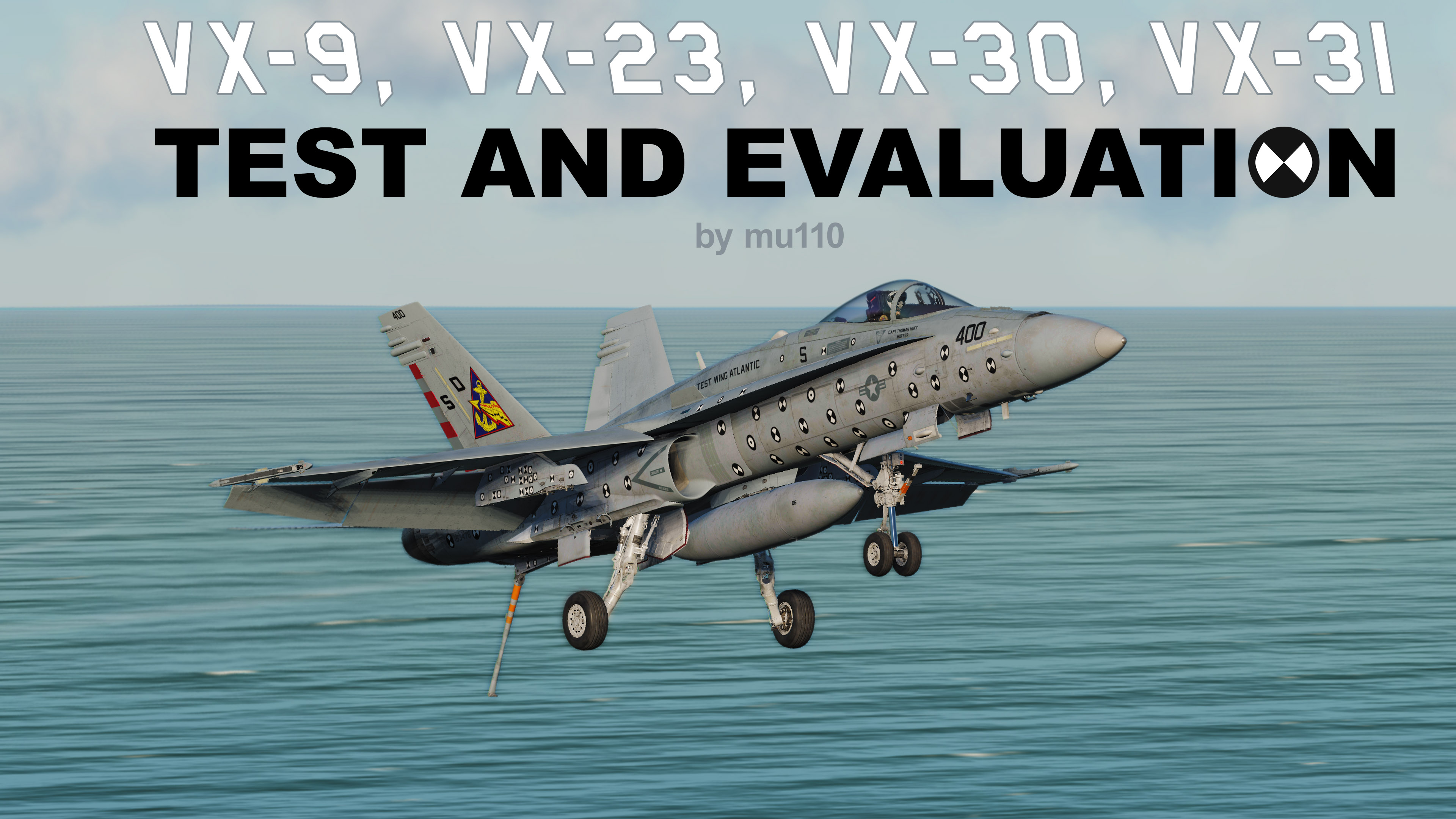 VX-9, VX-23, VX-30, and VX-31 Liveries for the F/A-18C!