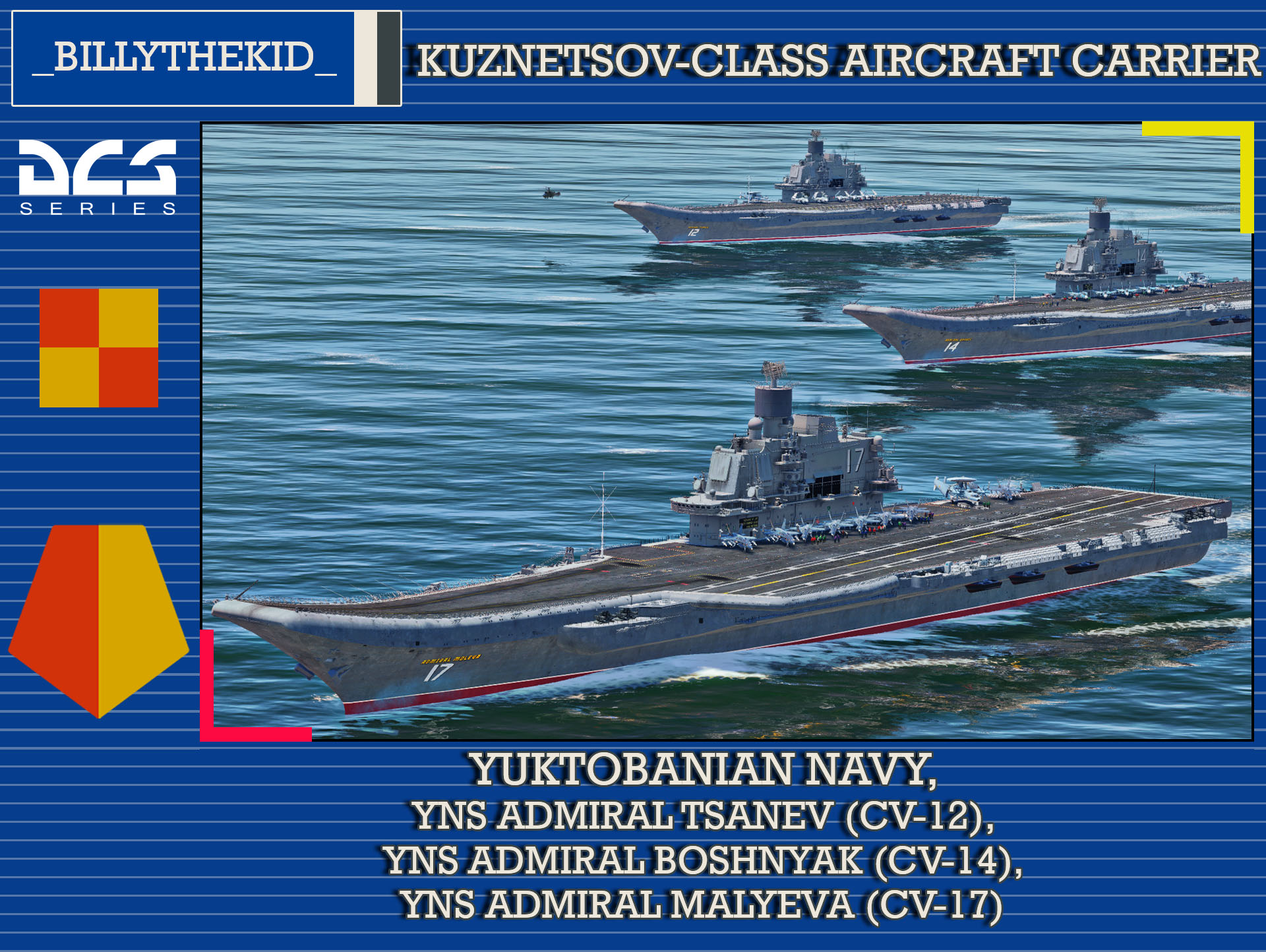 Supercarrier Skin // Ace Combat - Yuktobanian Navy Admiral Kuznetsov Class Carrier Pack