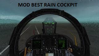 MOD BEST RAIN COCKPIT 0.1 VERSION VR OR MONITOR UPDATE 2.7