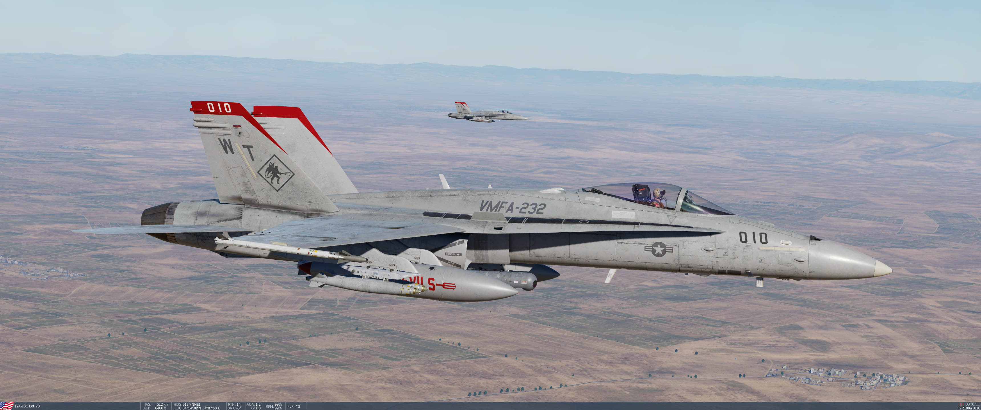 VMFA-232 2014 Skin Update w/ Squadron themed wallpaper & music
