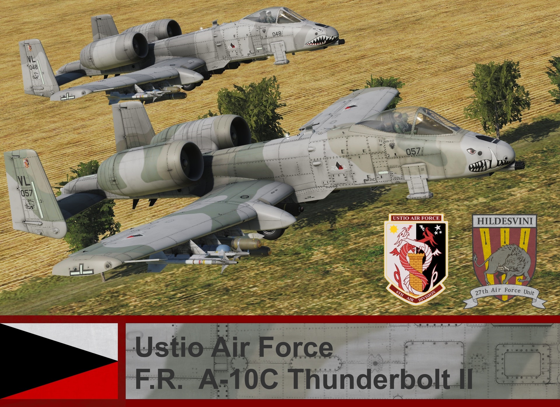 Ustio Air Force A-10C - Ace Combat Zero (27th AFU)