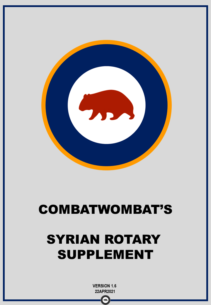 CombatWombat's Airfield Diagrams: Syrian Theatre - Rotary Supplement