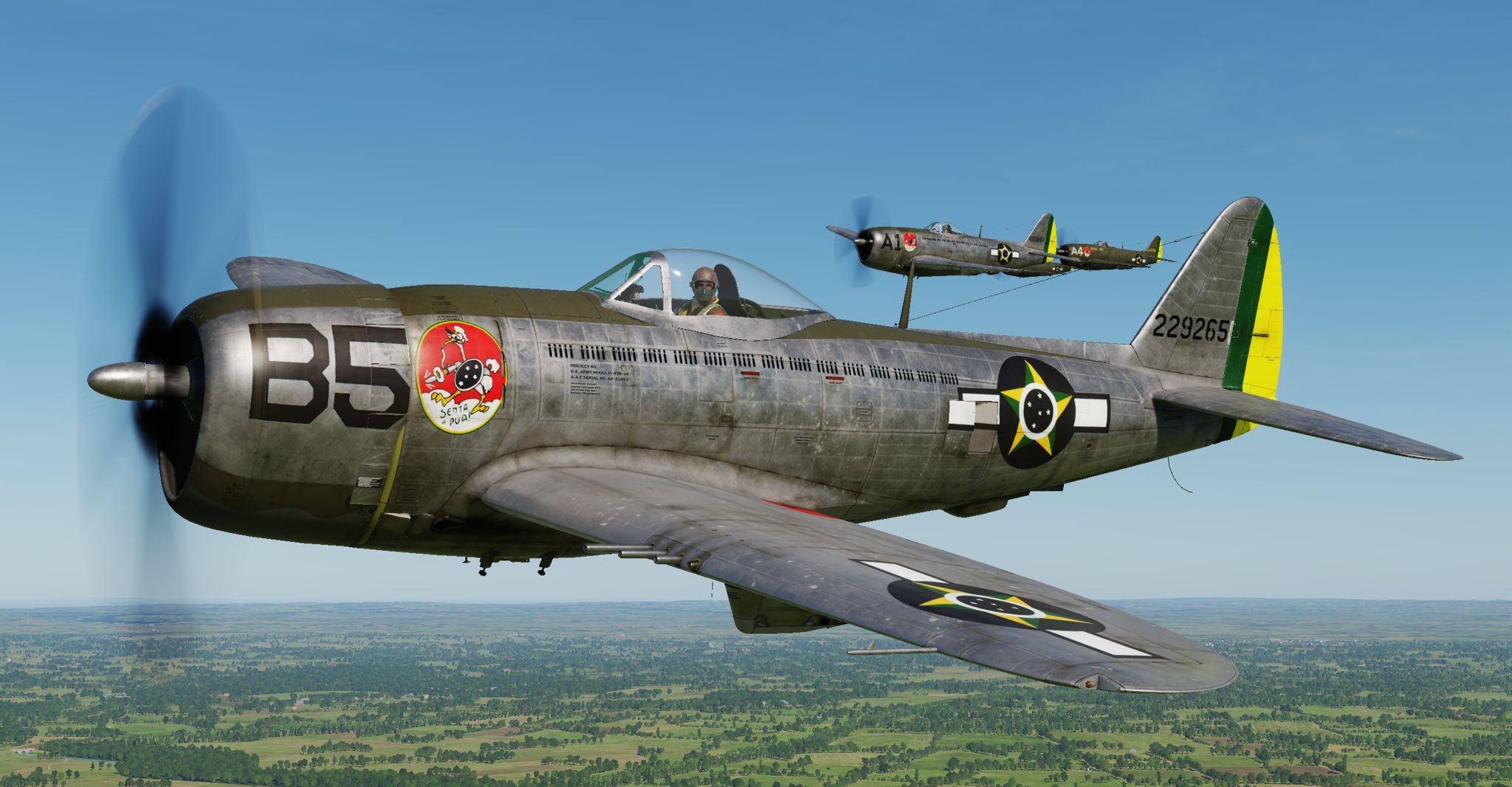 P-47D - 1st Brazilian Ftr Sq - Jambock B5 - Rocha (update vs 2.2)