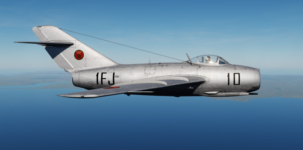 MIG-15bis skin of the Moroccan Royal Air Force