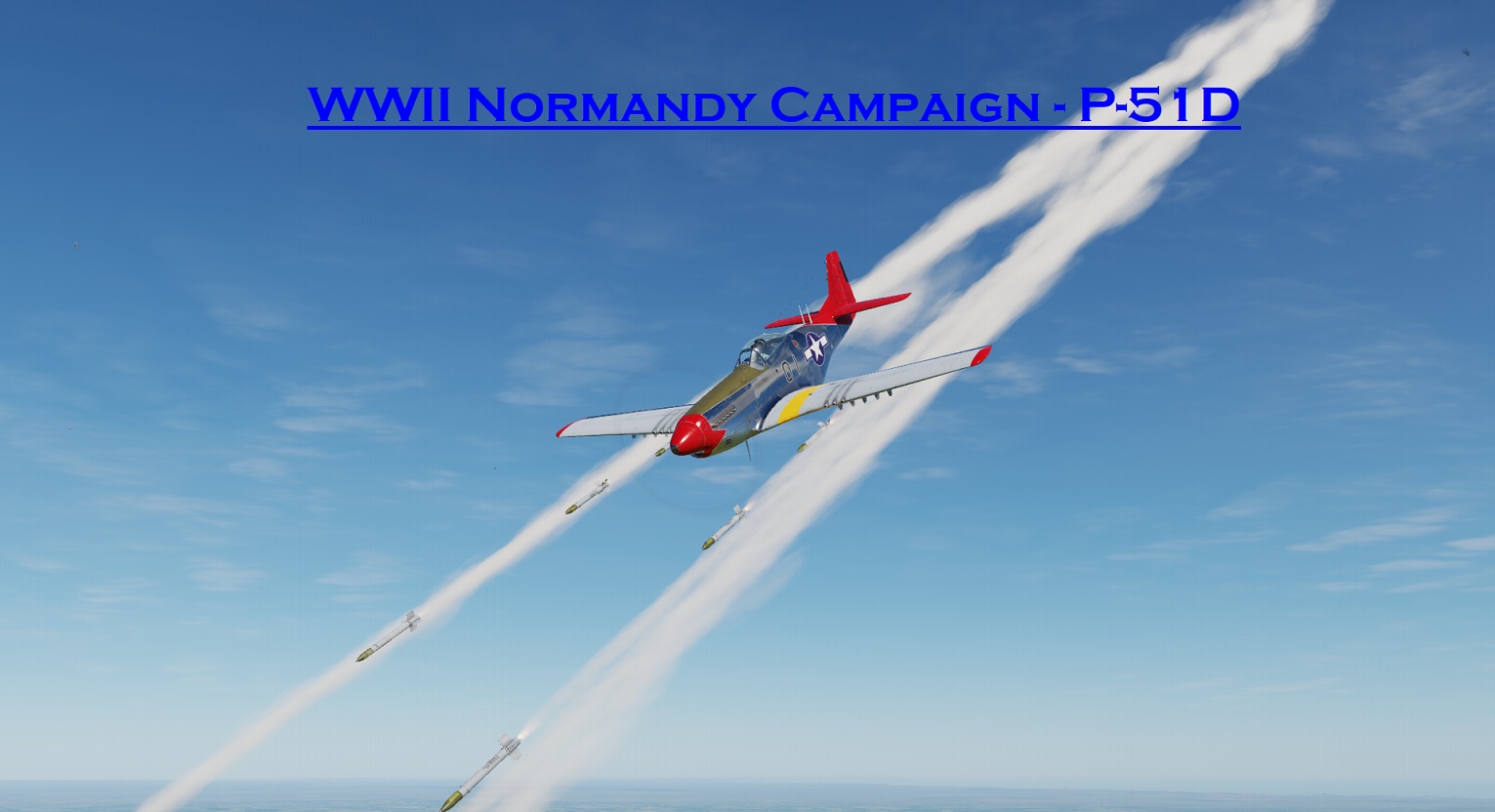 WWII Normandy P-51 using Mbot Dynamic Campaign Engine