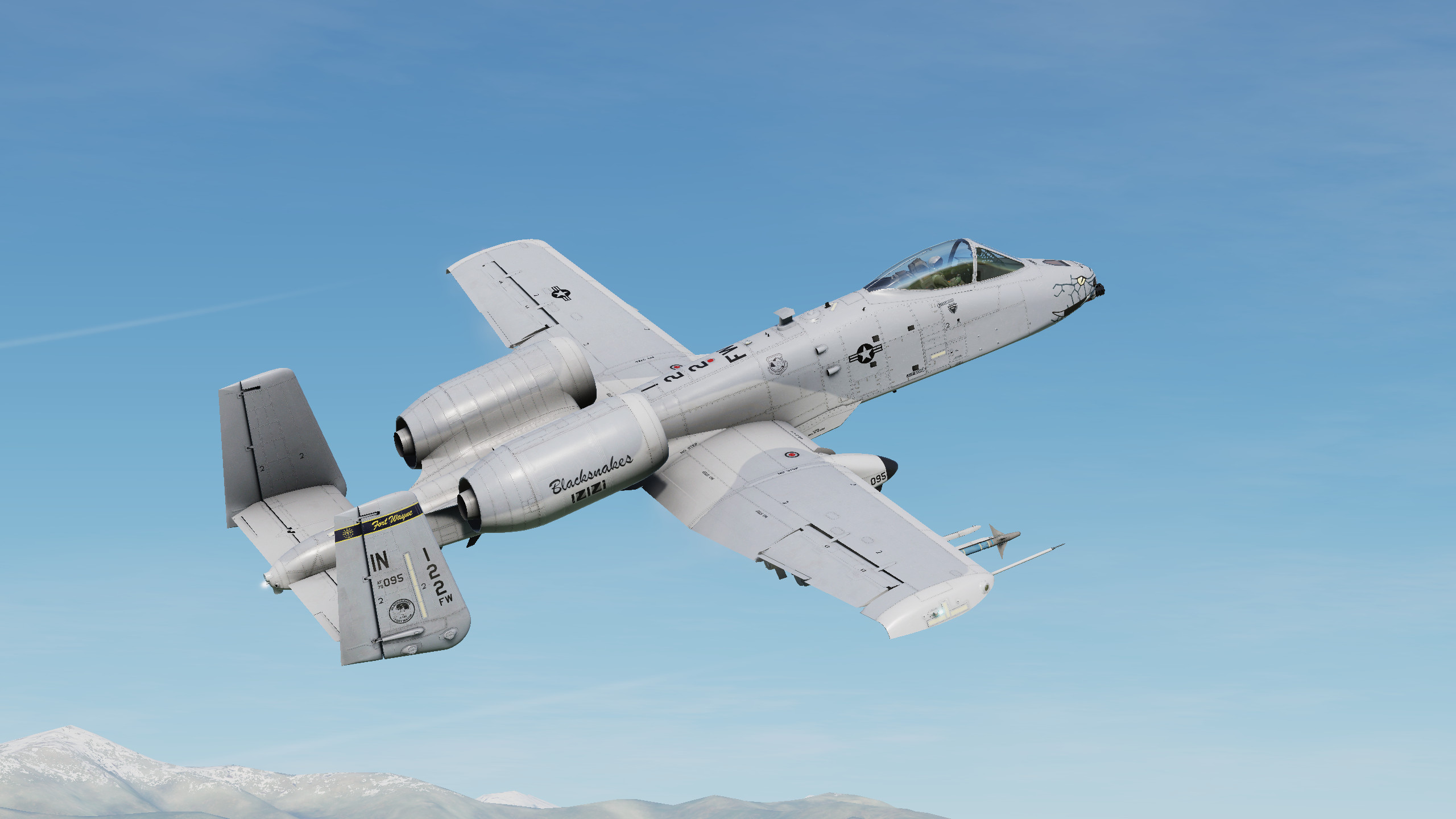 A-10C II 163rd Fighter Squadron Texture Pack V1.1