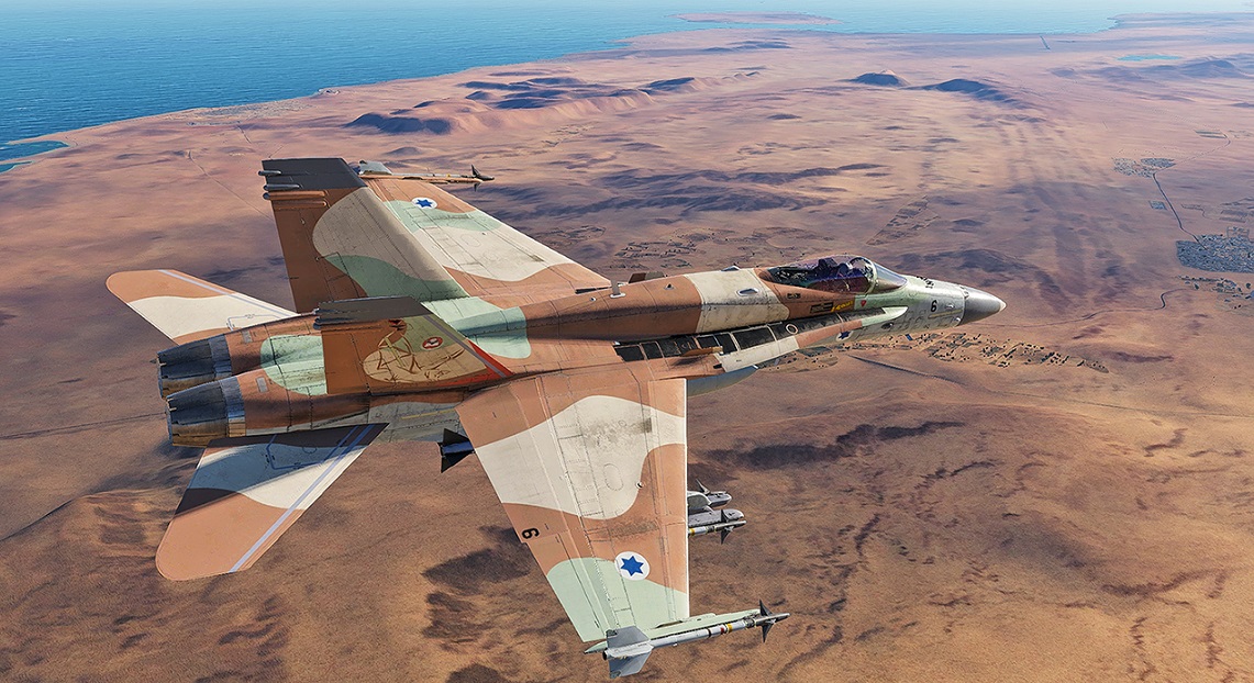 Fictional F/A-18C Israeli Air force Sufa  V01.2