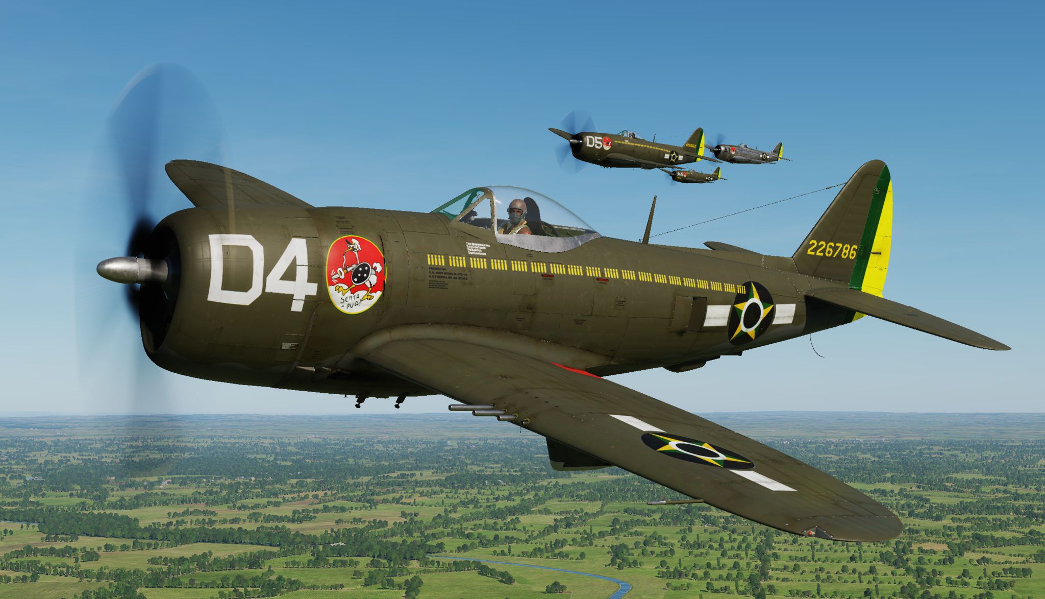 P-47D - 1st Brazilian Ftr Sq - Jambock D4 - 1st Lt. Rui Moreira Lima (update vs 2.2)