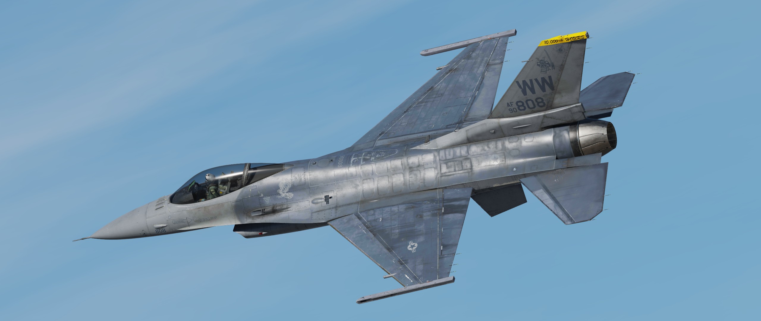 F-16C, 14th FS, WW 90-808 -Ultra Weathered- "BOB" update v1.3
