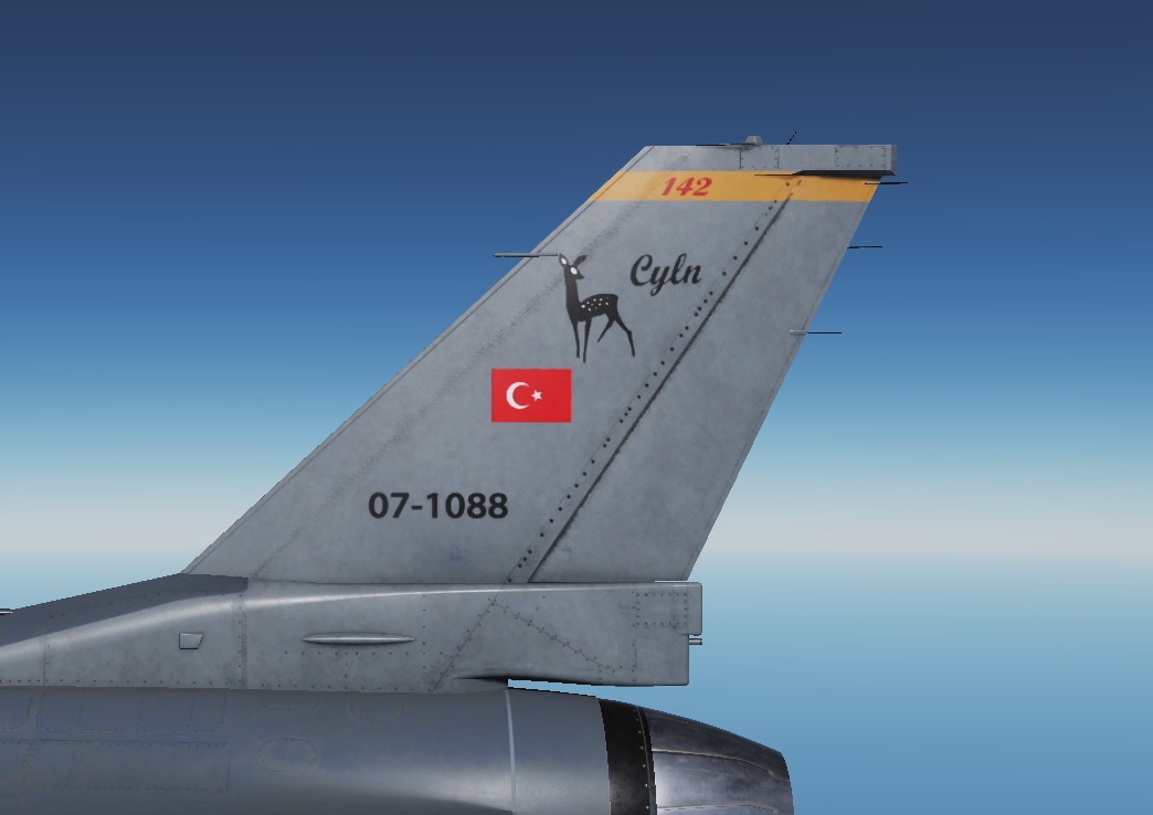 Turkish Air Force - 142. Ceylan Filo - Livery - V 1.8 - by AngrybirdTR