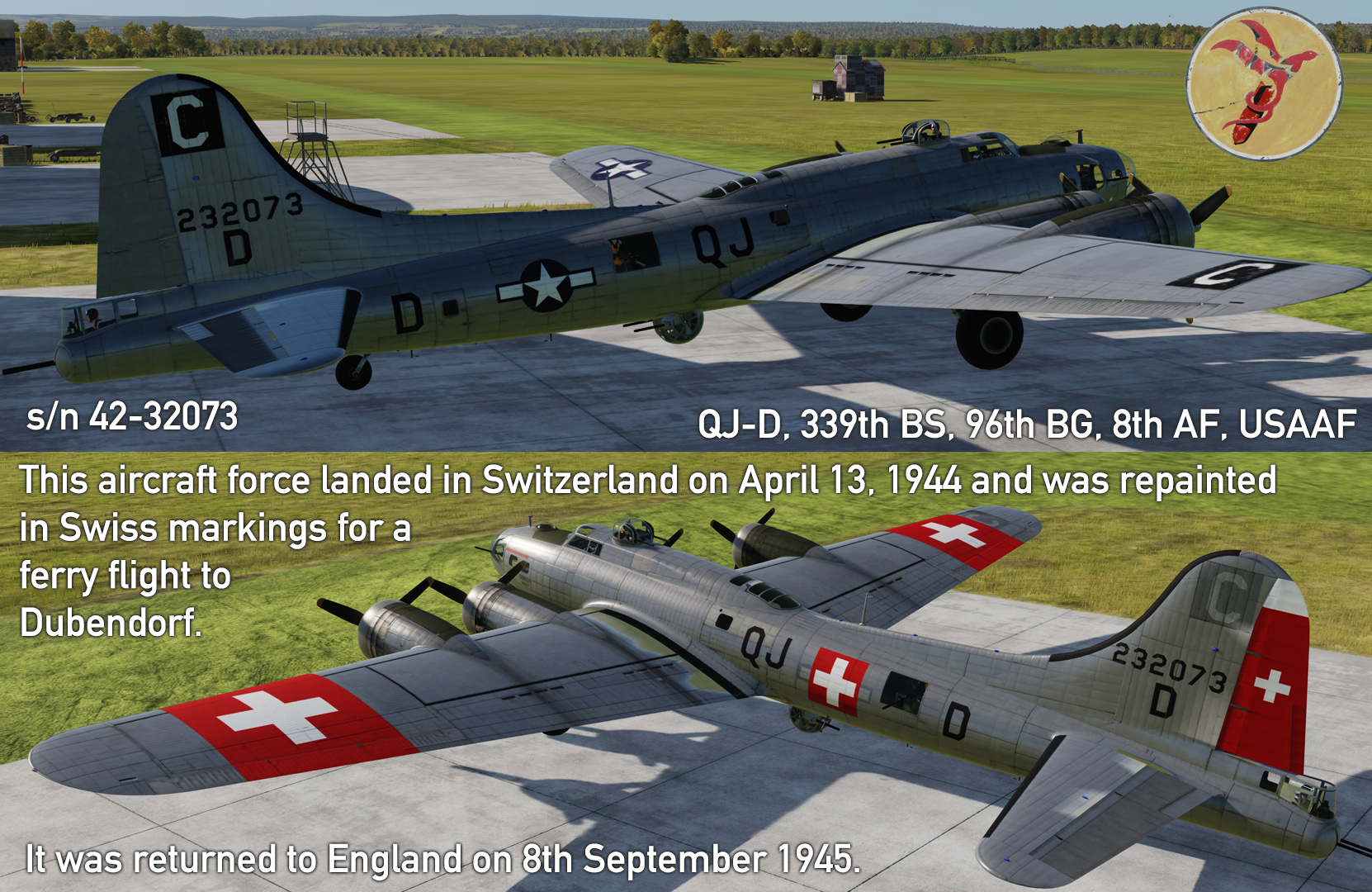 B-17G interned in Switzerland v3