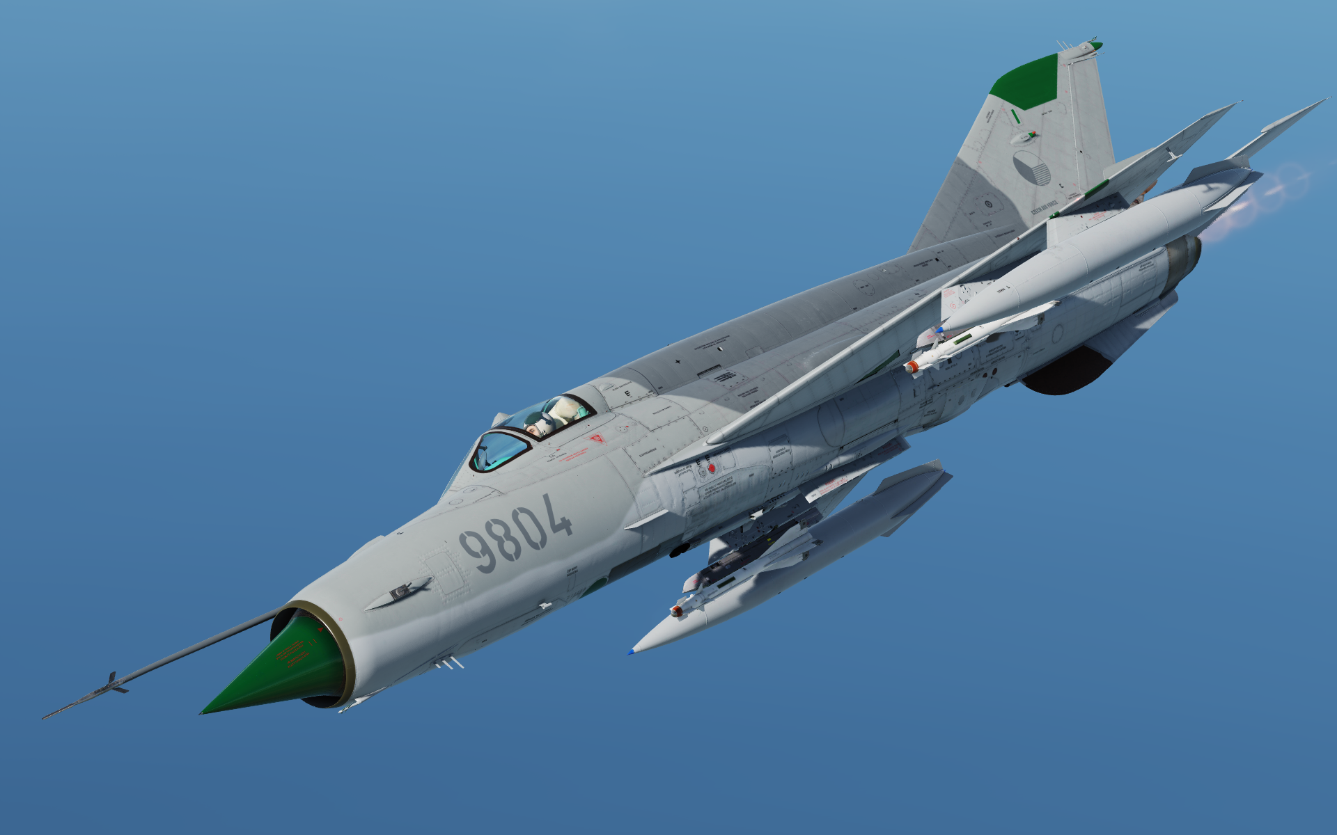 Czech Air Force MiG-21MF id 9804, udpate v.2