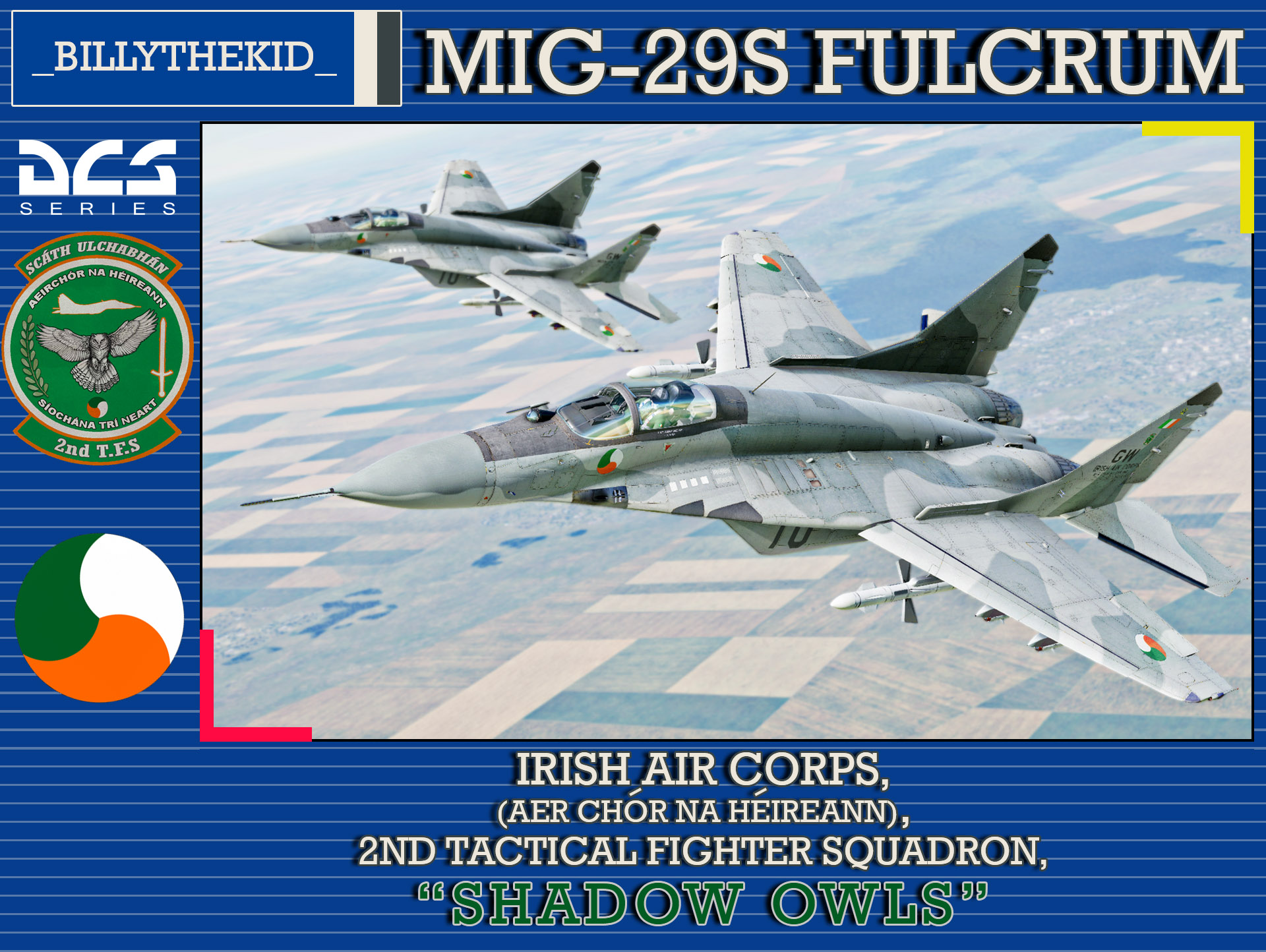 Irish Air Corps 2nd Tactical Fighter Squadron "Shadow Owls" MiG-29S Fulcrum