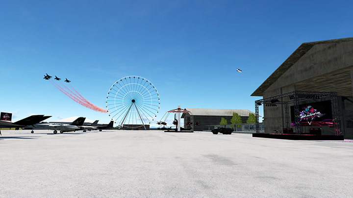 GrinnelliDesigns Air Show Scenery