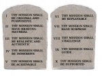The 10 Commandments of Mission Design