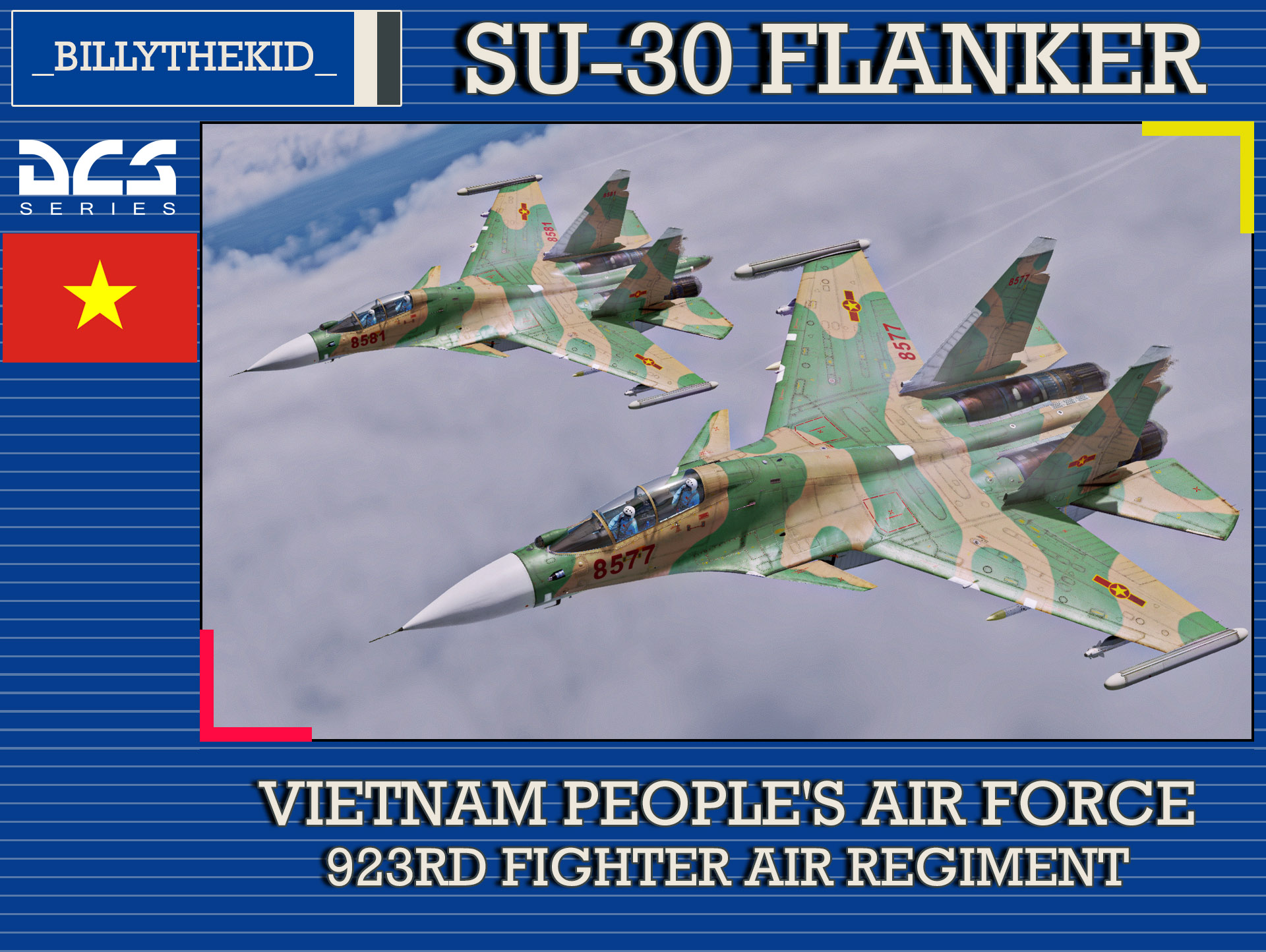 Vietnam People's Air Force - 923rd Fighter Air Regiment - SU-30 Flanker 