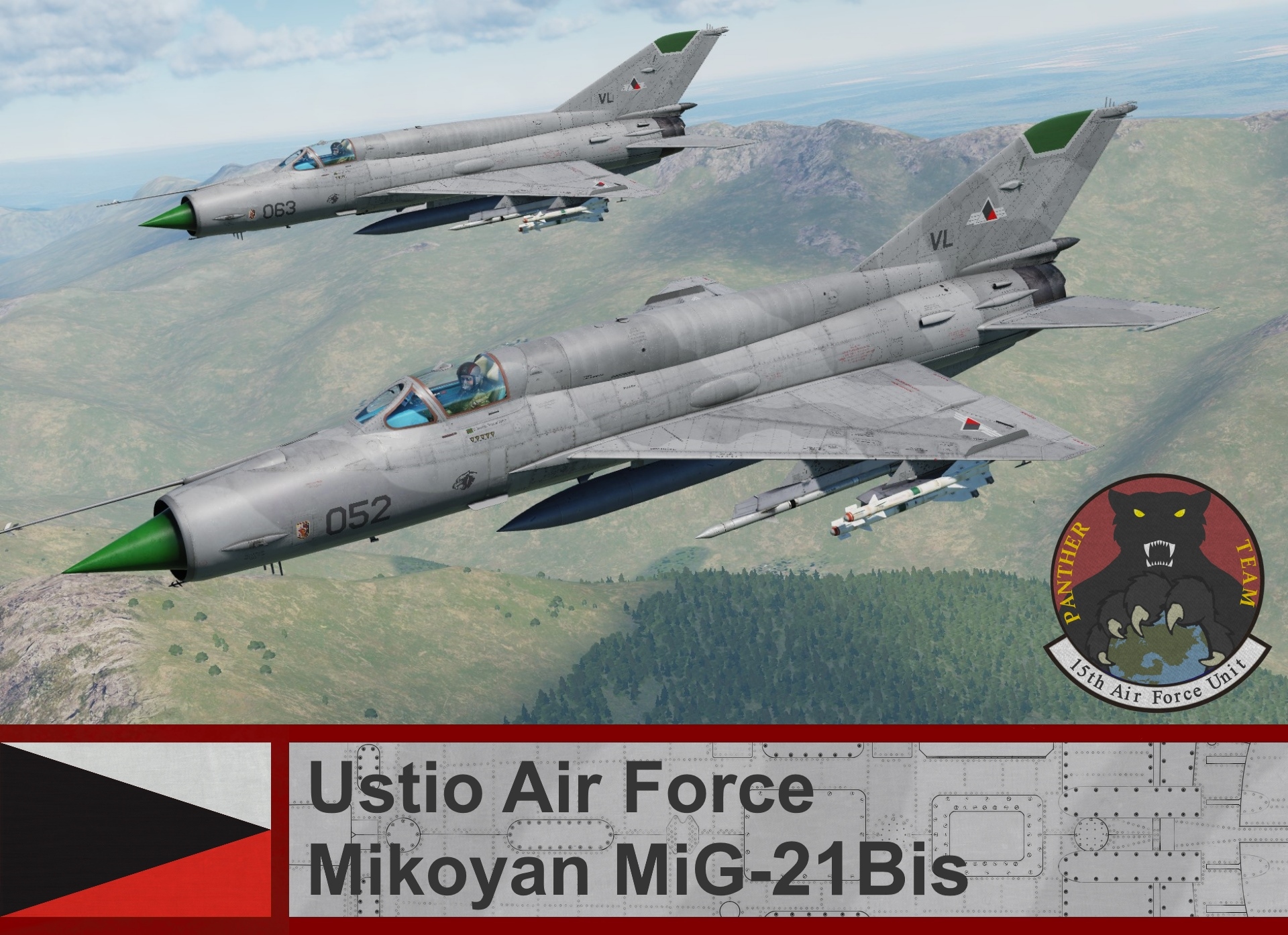 Ustio Air Force Mig-21Bis - Ace Combat Zero (15th AFU) *UPDATED*