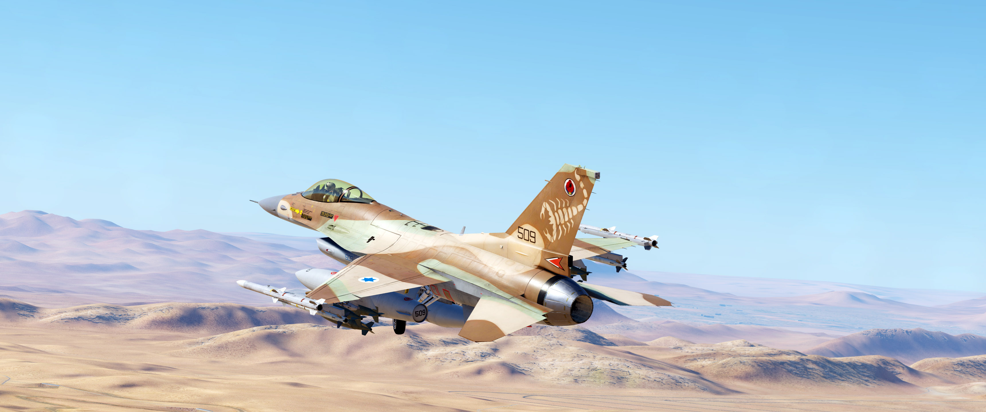 [Updated] IAF F16C - 105 Squadron - The Scorpion