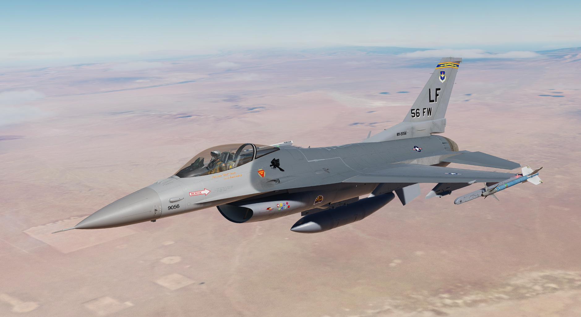89-2056, 56th Fighter Wing, Luke AFB, AZ (2022)