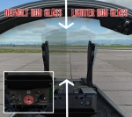 M-2000C - Lighter HUD glass with RCAF stickers on front panel
