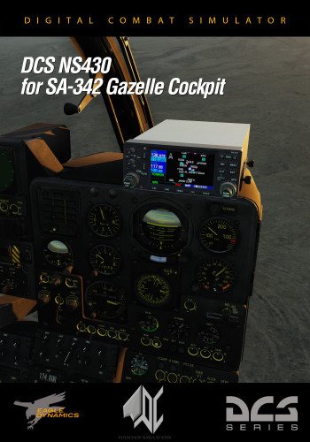 DCS: NS 430 Intégration du système de navigation à la cabine de pilotage de la Gazelle SA342