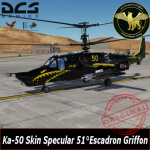 Ka-50 Black shark 51° Escadron Griffon Skin Specular