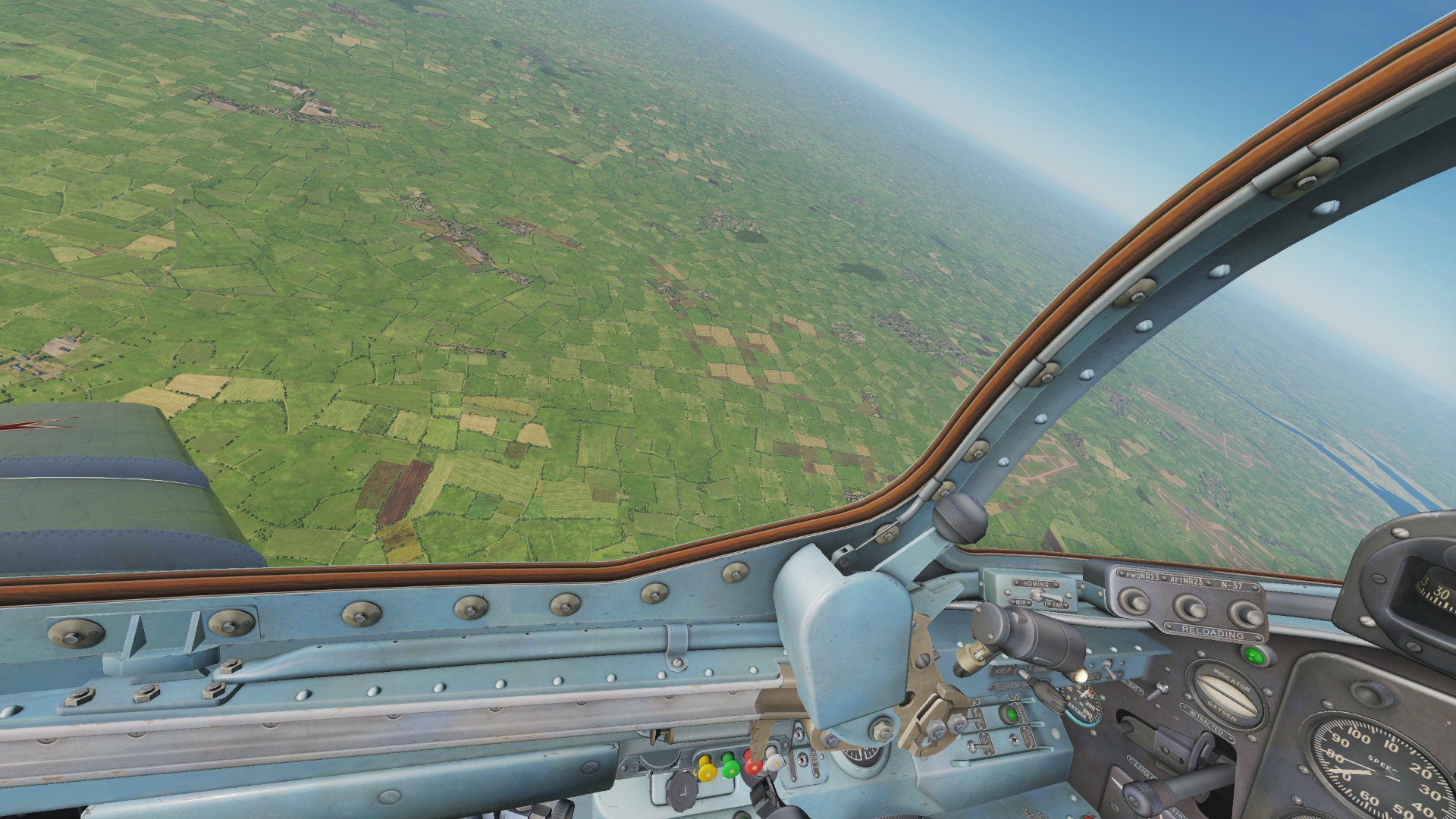 MiG-15 clean cockpit without reflections