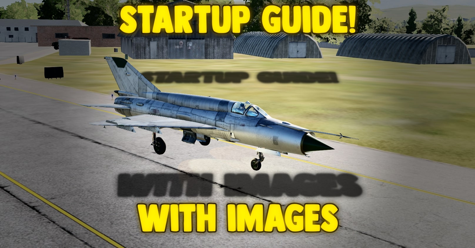 Mig 21 startup kneeboard with images!