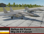 Belkan Air Force Mig-29S Fulcrum - Ace Combat Zero