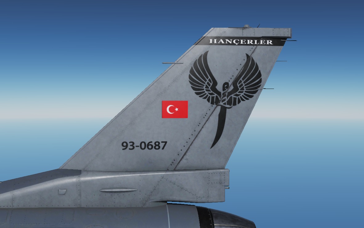 Turkish Air Force - Hançer 132. Filo - Livery - V 1.8 - by AngrybirdTR