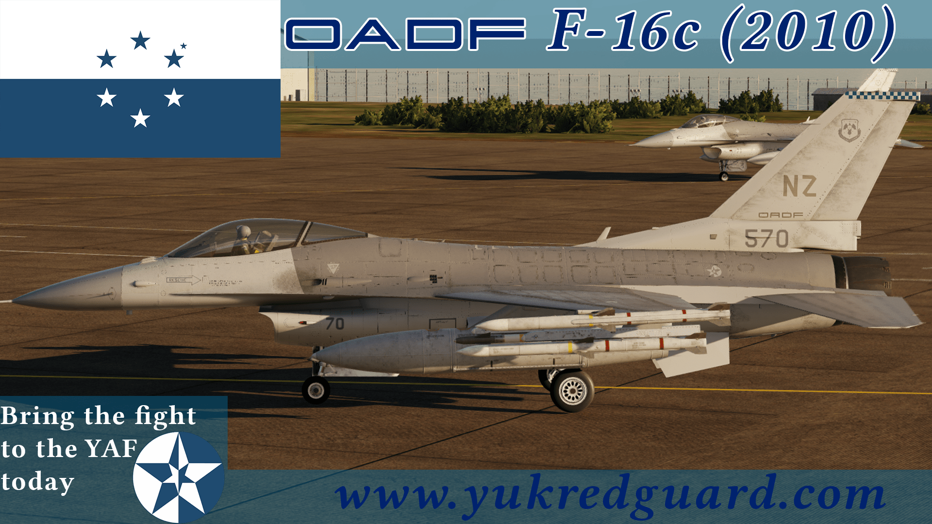 Osean Air Defense Force F-16C (2010) - Ace Combat - Yuktobanian Red Guard (UPDATED)