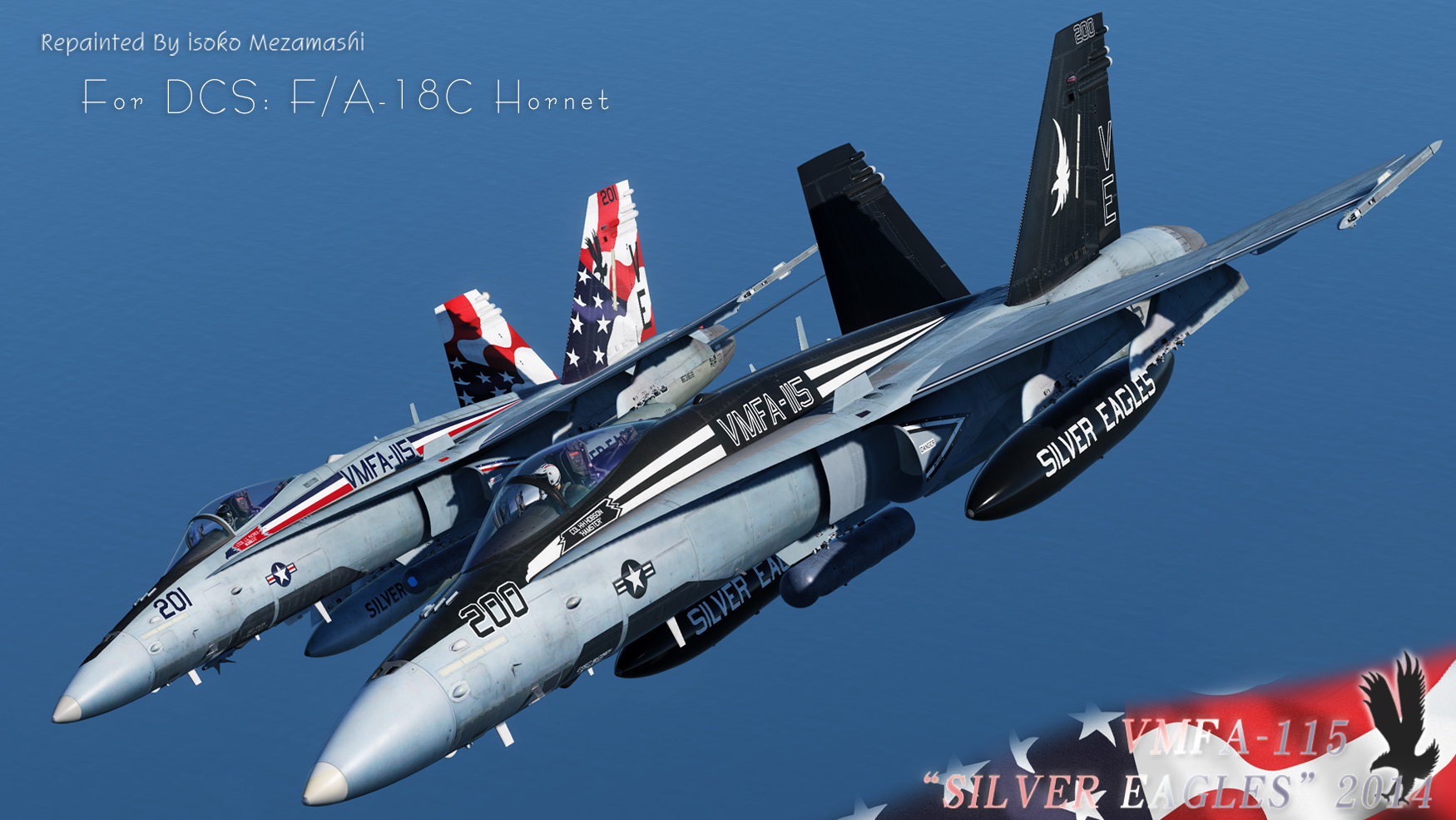 F/A-18A++ HORNET "VMFA-115 SILVER EAGLES" 2014 PACK v1.5