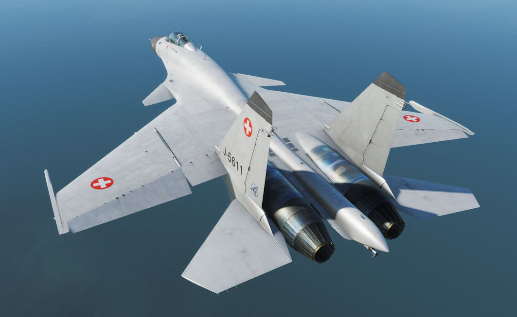 Su-33 Fictional Swiss Air Force Skin (DCS 2.5.3+)