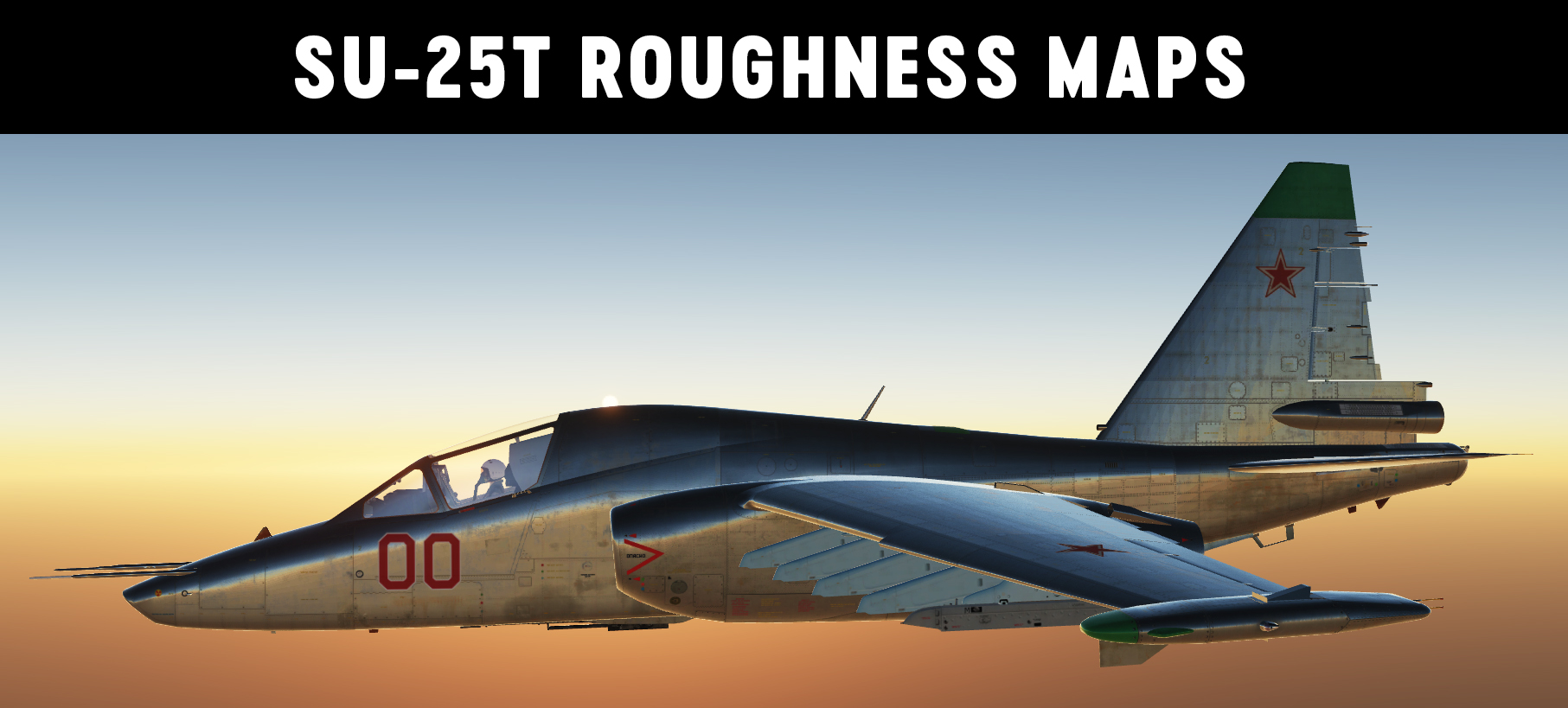 Default Roughness Maps for the SU-25T MOD