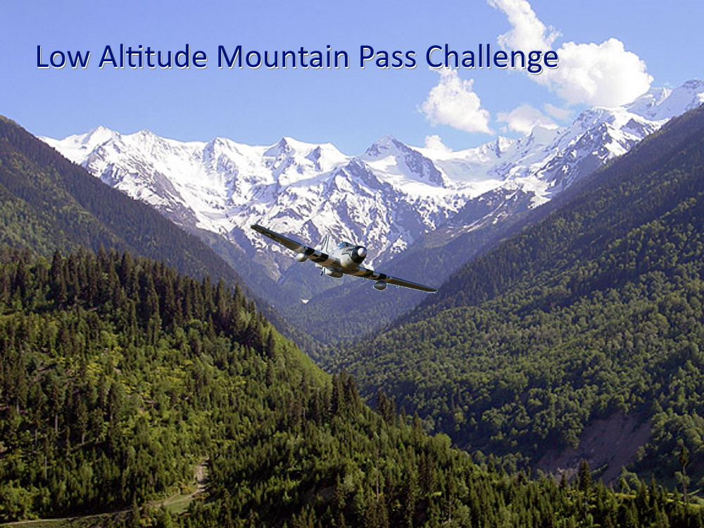 Low Altitude Mountain Pass Challenge for World War 2 Aircraft (v1.1)