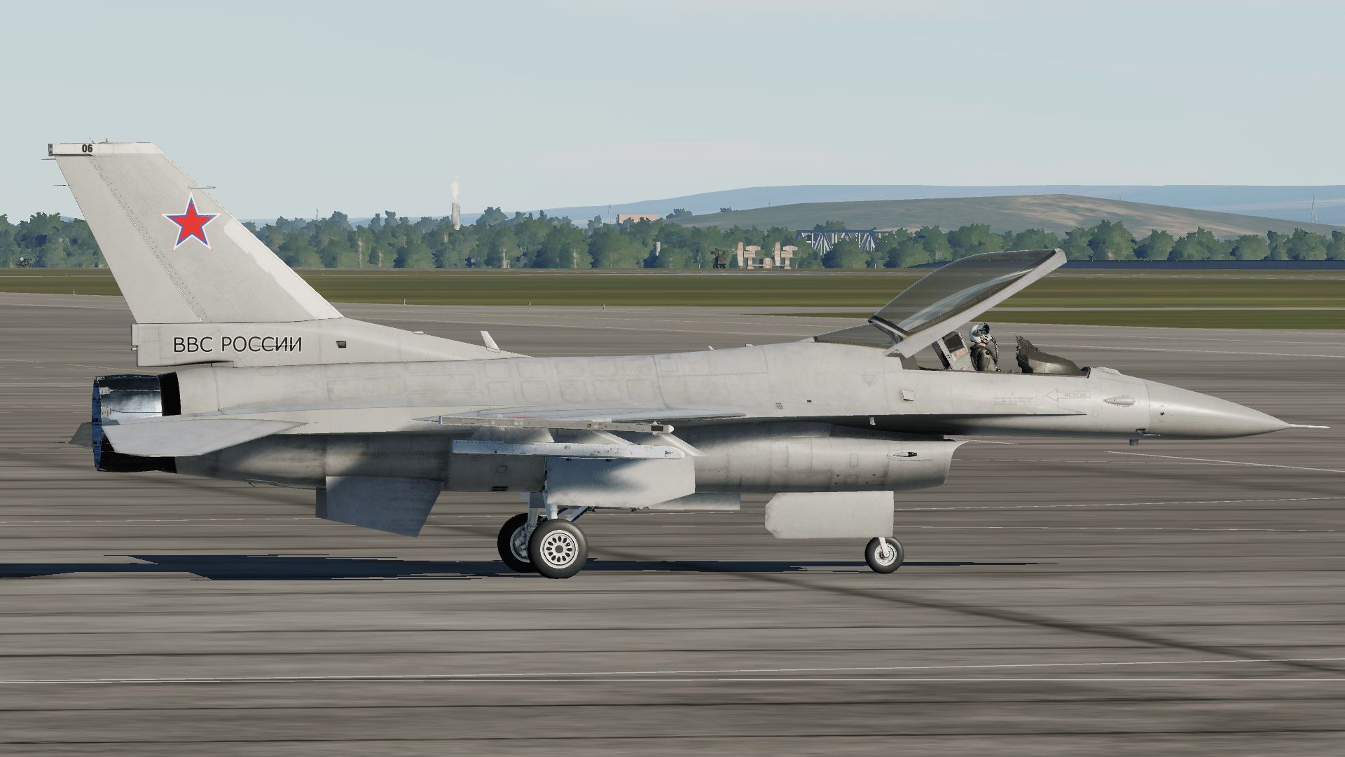 Russian Air Force F-16C Fictional