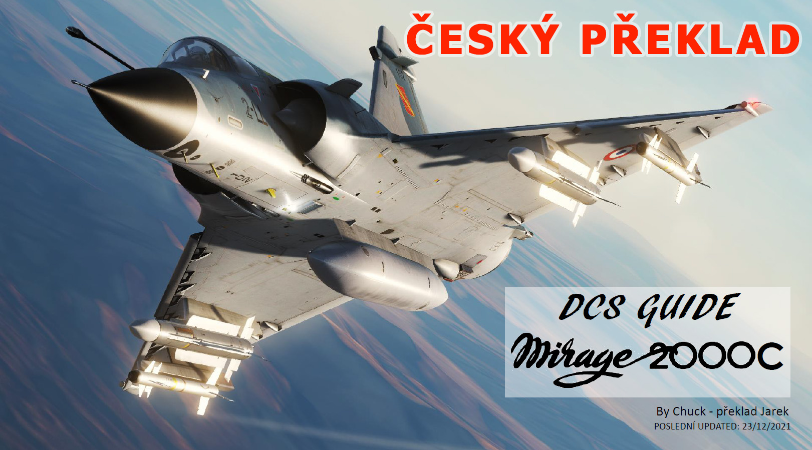 DCS Mirage 2000C Guide 06-02-2023 CZ !!!UPDATE!!! 