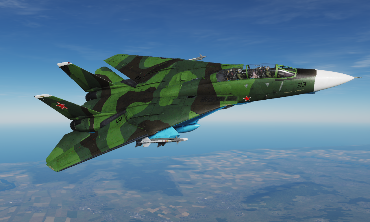 F-14 Redfor Livery (Soviet or Polish; Fictional)