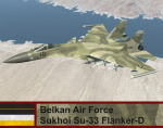 Belkan Air Force Su-33 Flanker-D - Ace Combat Zero