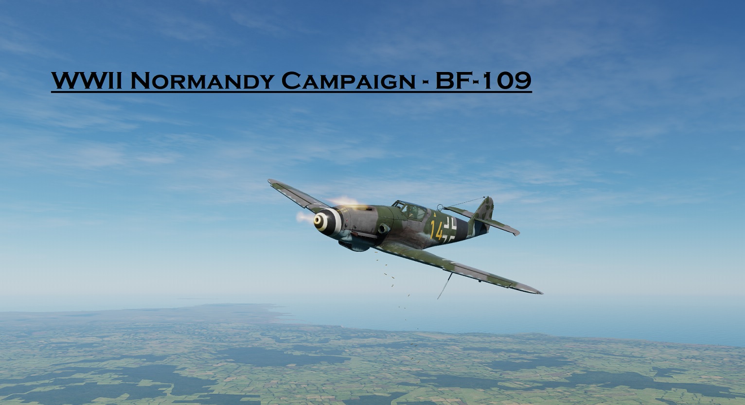 WWII Normandy BF-109 using Mbot Dynamic Campaign Engine
